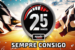 Campanha do 25.º Aniversário do Roady - Disponível até 26 de novembro