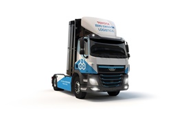 Camiões a pilha de combustível a hidrogénio para descarbonizar a logística da Toyota na Europa - VDL Groep vai transformar camiões pesados existentes 