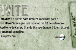 Lançamento do livro "Elixir Vitae" de Sara Timóteo em Lisboa
