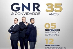 GNR celebram 35 anos com espetáculo no Campo Pequeno - Lisboa