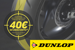 Primavera a andar de moto com a Dunlop