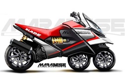 Marabese Blade Bike - 3 rodas em linha