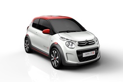 «Concept» CITROËN C1 Swiss & Me - No âmbito da 84ª edição do Salão de Genebra, a CITROËN  expõe o «concept» C1 Swiss & Me, uma versão singular, atraente e forte do novo citadino da Marca