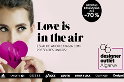 Designer Outlet Algarve celebra o amor com passatempo especial para Dia dos Namorados e descontos até 70%