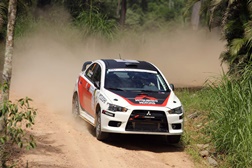 Ulysses Bertholdo vence primeira etapa do Campeonato Brasileiro de Rally de Velocidade - A bordo do Lancer Evution X, piloto abre a competição com vitória na categoria CBR1