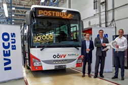 IVECO BUS celebra recorde de produção com o 50.000º CROSSWAY  - Destinada à ÖBB Postbu, Áustria
