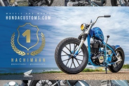 ‘Hachimaan’ da Itália é a vencedora da competição Honda Customs 2025