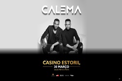 Calema pela primeira vez no Casino Estoril