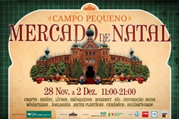 Mercado de Natal no Campo Pequeno