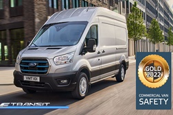Ford E-Transit 100% elétrica recebe ‘Gold Award’ da Euro NCAP - Sistemas Avançados de Assistência ao Condutor
