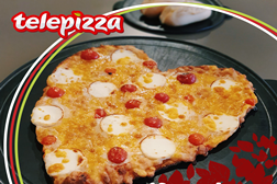 Telepizza sugere Pizza Coração para o Dia dos Namorados