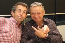Parrish com Schwantz, que também era fresco