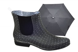 Boaonda, a galocha que oferece um chapéu-de-chuva