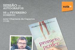 Note! Charneca da Caparica promove sessão de autógrafos com o escritor Pedro Chagas Freitas
