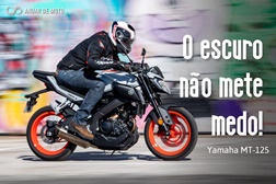 Teste Yamaha MT-125 - O escuro não mete medo!