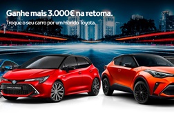 Toyota ajuda na retoma, a trocar o seu carro antigo por um híbrido - Valor extra na valorização