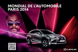 NX e RCF em destaque na Lexus no Salão de  Paris 2014