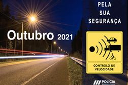 Radares PSP Localizações em Outubro 21 - Por distrito e localização