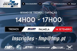 Velocidade 2020 – Treinos e captação no Kartódromo de Palmela