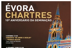 Câmara de Évora assinala 10º aniversário da geminação com Chartres