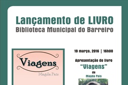 Apresentação do livro “Viagens” de Magda Pais na Biblioteca Municipal do Barreiro