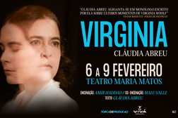 2025 traz-nos “Virginia” inspirado na vida e obra de Virginia Woolf - O monólogo de Cláudia Abreu