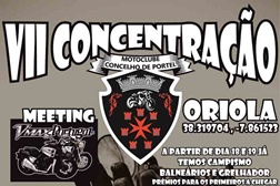 VII Concentração do Moto Clube de Portel, em Oriola, de 20 a 22 de junho