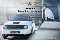Honda e é o Elétrico do Ano do Women’s World Car of the Year 2021 Awards - Reconhece a tecnologia, conforto, segurança e relação qualidade-preço 