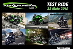 Test-Rides Kawasaki em Leiria