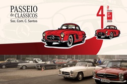 Quarto passeio de clássicos Mercedes-Benz Soc. Com. C. Santos com inscrições abertas - Passeio marcado para 27 de Setembro