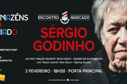 Sérgio Godinho anuncia concerto gratuito à porta dos Armazéns do Chiado
