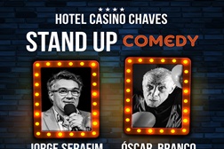 Noite de risadas no Hotel Casino Chaves com Óscar Branco