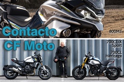 Contacto CF Moto 700CL-X Sport, 700CL Heritage e 800MT