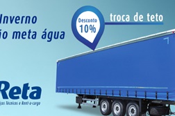 Reta lança campanha de troca de tectos de semirreboques