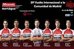 Miranda-Mortágua estreia-se na Vuelta a Madrid este fim-de-semana