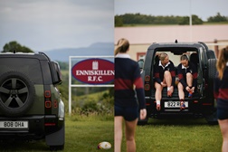 Defender apoia o Campeonato do Mundo de Rugby Feminino 2025  - E homenageia a primeira jogadora a marcar um ensaio em 1887