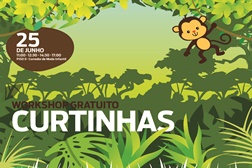 Workshop "Do papel ao cinema" - Crianças aprendem a construir cenário de animação no "Curtinhas"
