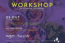 Workshop de comida saudável com Mariana Costa no Espaço Amoreiras