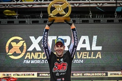  Toni Bou conquista o 18.º título de campeão do mundo de X-Trial e soma o 36.º no seu palmarés