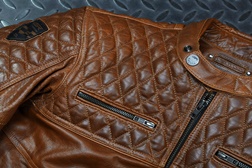 Blusão Scrambler Cognac da 4SR - Haute Couture para motociclistas