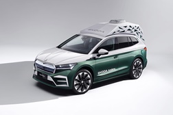 Škoda Roadiaq: o nono student car exprime o verdadeiro espírito explorador - Uma caravana escritório-móvel elétrica alimentada a bateria