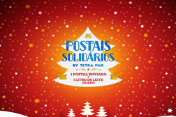 Postais solidários da Tetra Pak convertem-se no donativo de leite às Aldeias de Crianças SOS