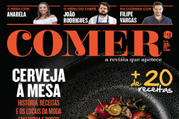 Revista "Comer" celebra 3º aniversário com novo grafismo