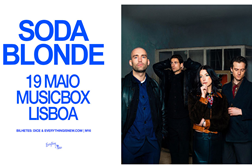 Soda Blonde ao vivo em lisboa em Maio - No Musicbox Lisboa