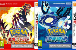 The Pokémon Company International e Nintendo revelam Pokémon Omega Ruby e Pokémon Alpha Sapphire, uma aventura épica com lançamento mundial em novembro de 2014