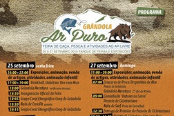 “Ar Puro” 1ª Feira de caça, pesca e atividades ao ar livre este fim-de-semana em Grândola 