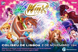 Winx em Concerto - A busca dos poderes Sirenix - 2 de novembro no Coliseu de Lisboa | 15H00