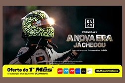 Arranca a nova era da Formula 1 e DAZN lança campanha de Motores com oferta do primeiro mês