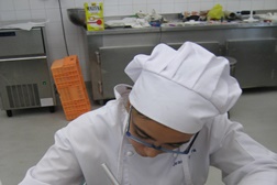Exposição de Obras em Chocolate para finalizar o curso de pastelaria na Escola de Hotelaria e Turismo de Lisboa