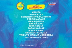 Novas confirmações no Festival O Sol da Caparica - Evento realiza-se entre 17 e 20 de Agosto de 2023